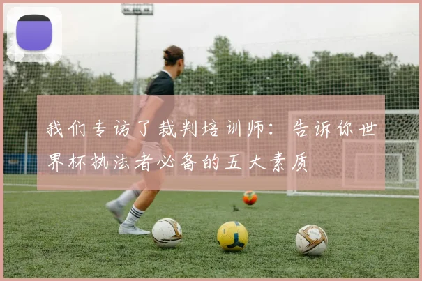 我们专访了裁判培训师:告诉你世界杯执法者必备的五大素质